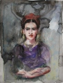 Frida: - Dessins études, travaux sur papier: